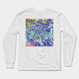 Vincent Van Gogh Irises Long Sleeve T-Shirt